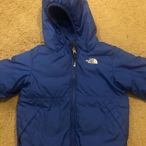 Reversible toddler boys the north face jacket